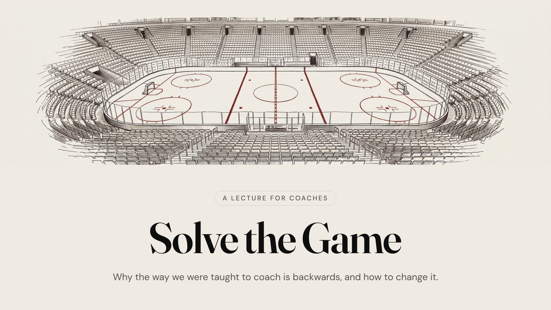 Solve the Game: Ecological Dynamics for Coaches