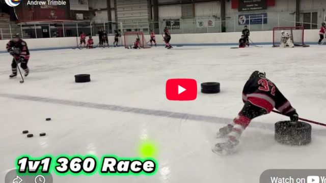 1 on 1 360 Race Station Drill