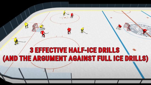 3 Effective Half-Ice Hockey Practice Drills (and the Argument Against Full Ice Drills) 3 Effective Half-Ice Hockey Practice Drills (and the Argument Against Full Ice Drills)