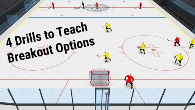 4 Hockey Practice Drills to Teach Breakout Options