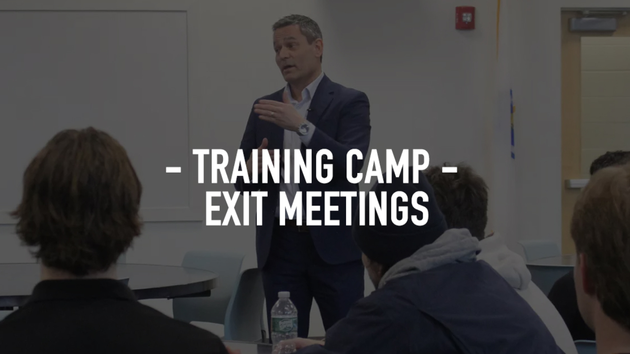 Training Camp: Exit meetings