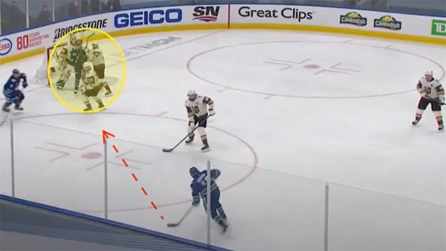 How NHL teams utilize a net-front presence to score goals
