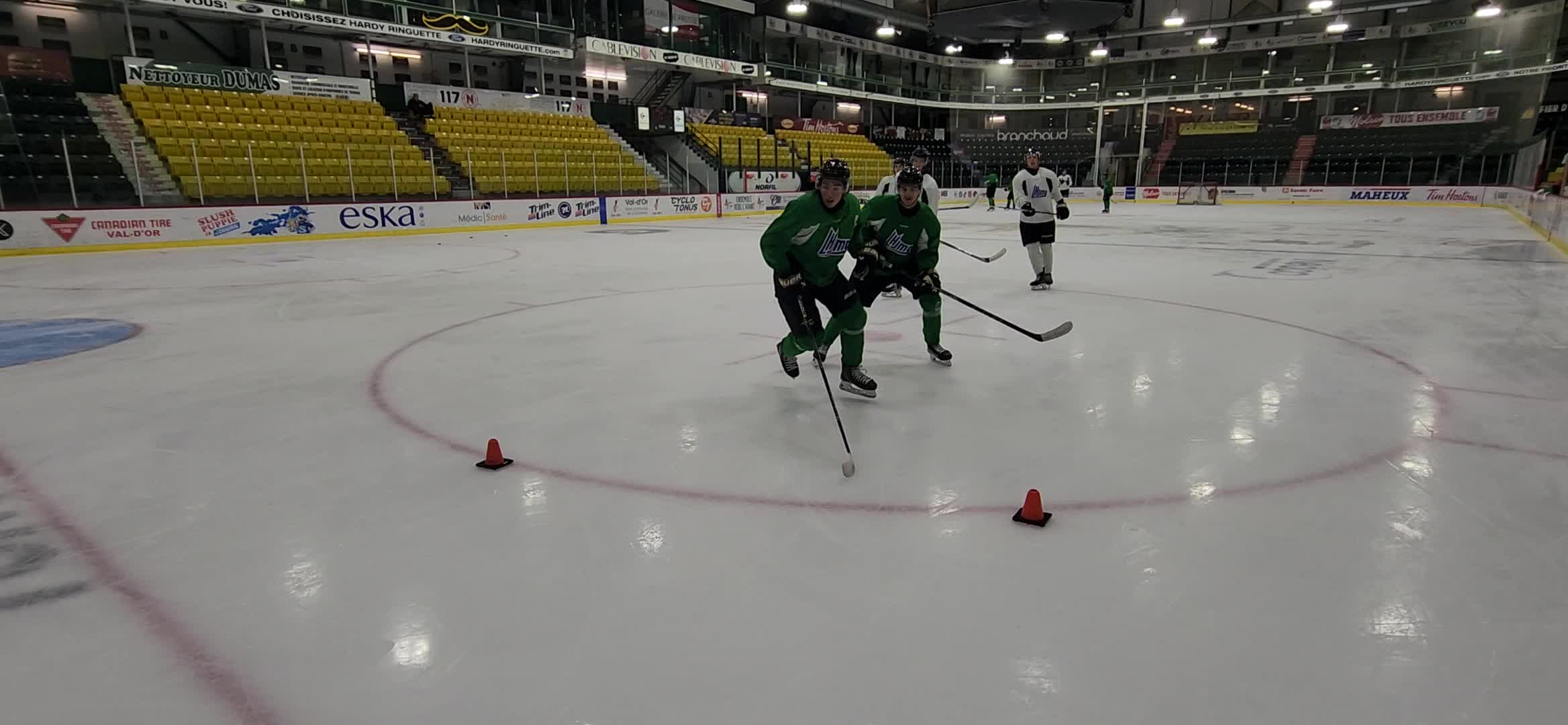 Puck Recovery- Scoot and body position