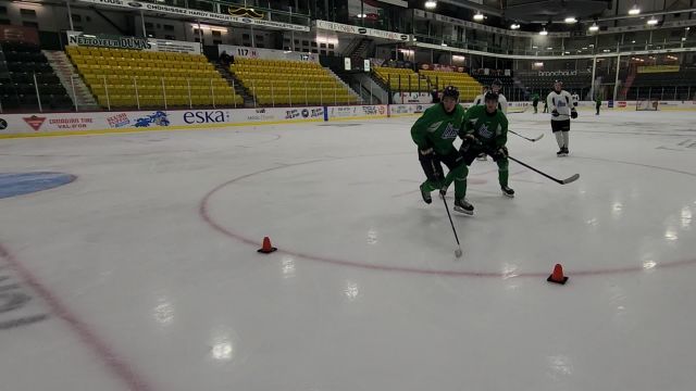 Puck Recovery- Scoot and body position