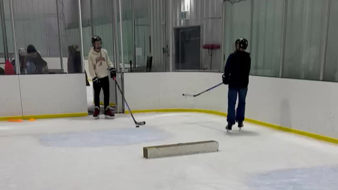 Step 3 of smooth power — outside edge slide.