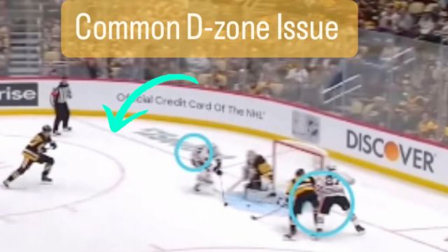 Even Erik Karlsson makes this common D-zone mistake!