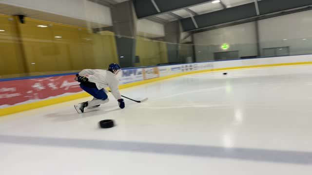 Single leg turn on the inside edge