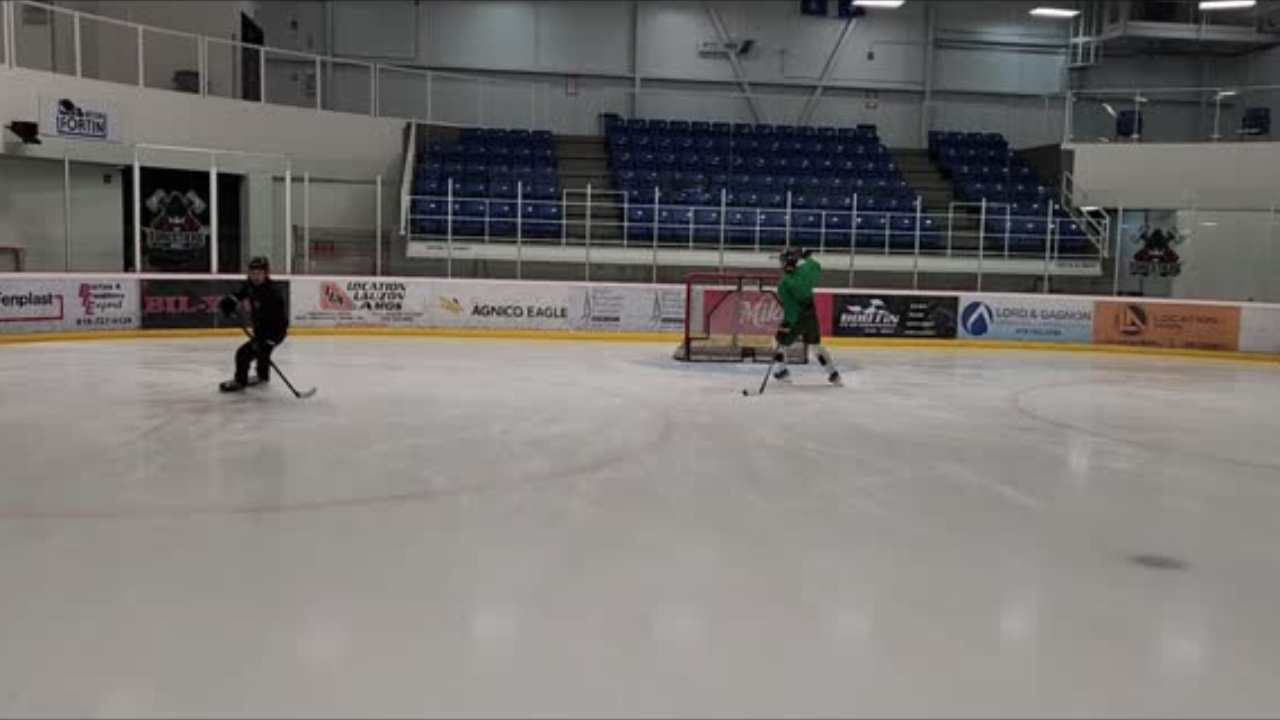 Puck Reception - On Cross-Over Puck Reception - On Cross-Over