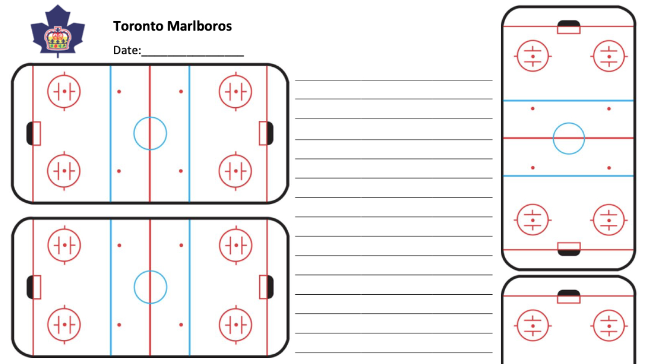 Toronto Marlboros - Practice Sheet