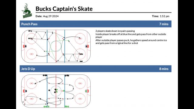 Cranbrook Bucks Captain's Skate