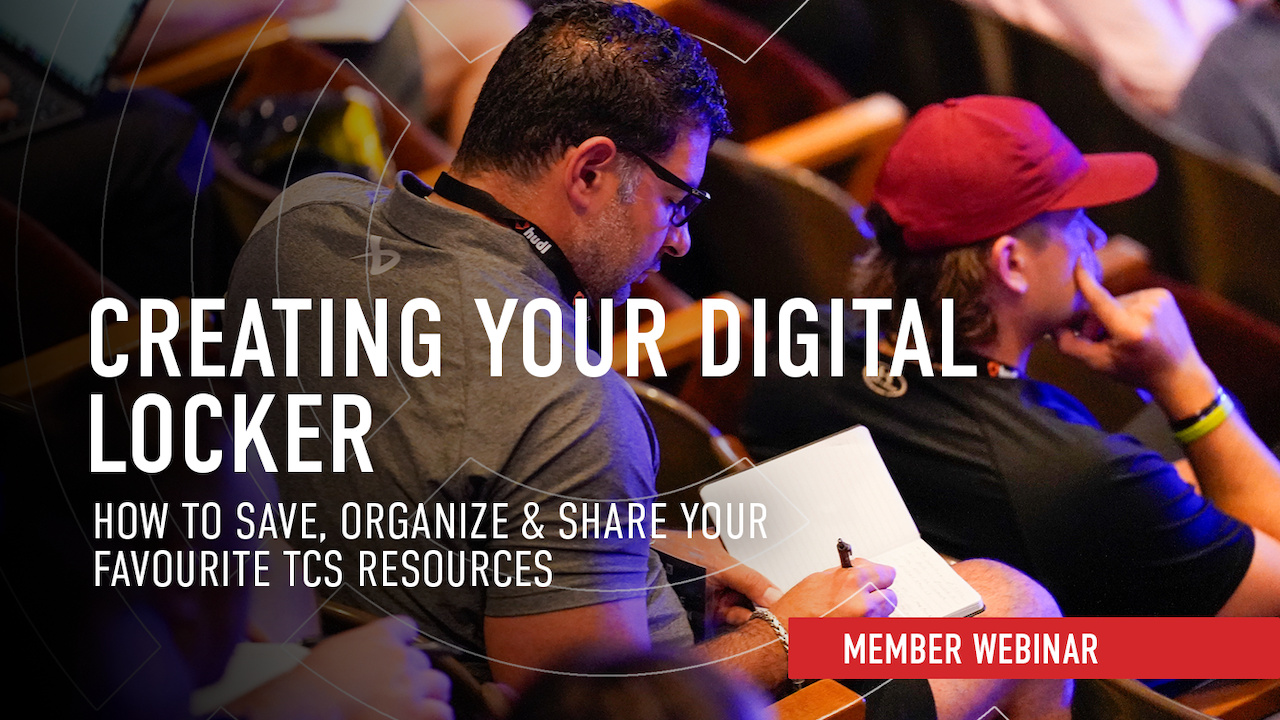 Creating your Digital Locker | TCS Member Webinar Creating your Digital Locker | TCS Member Webinar