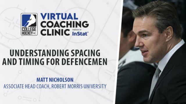 Understanding Spacing and Timing for Defencemen, with Matt Nicholson