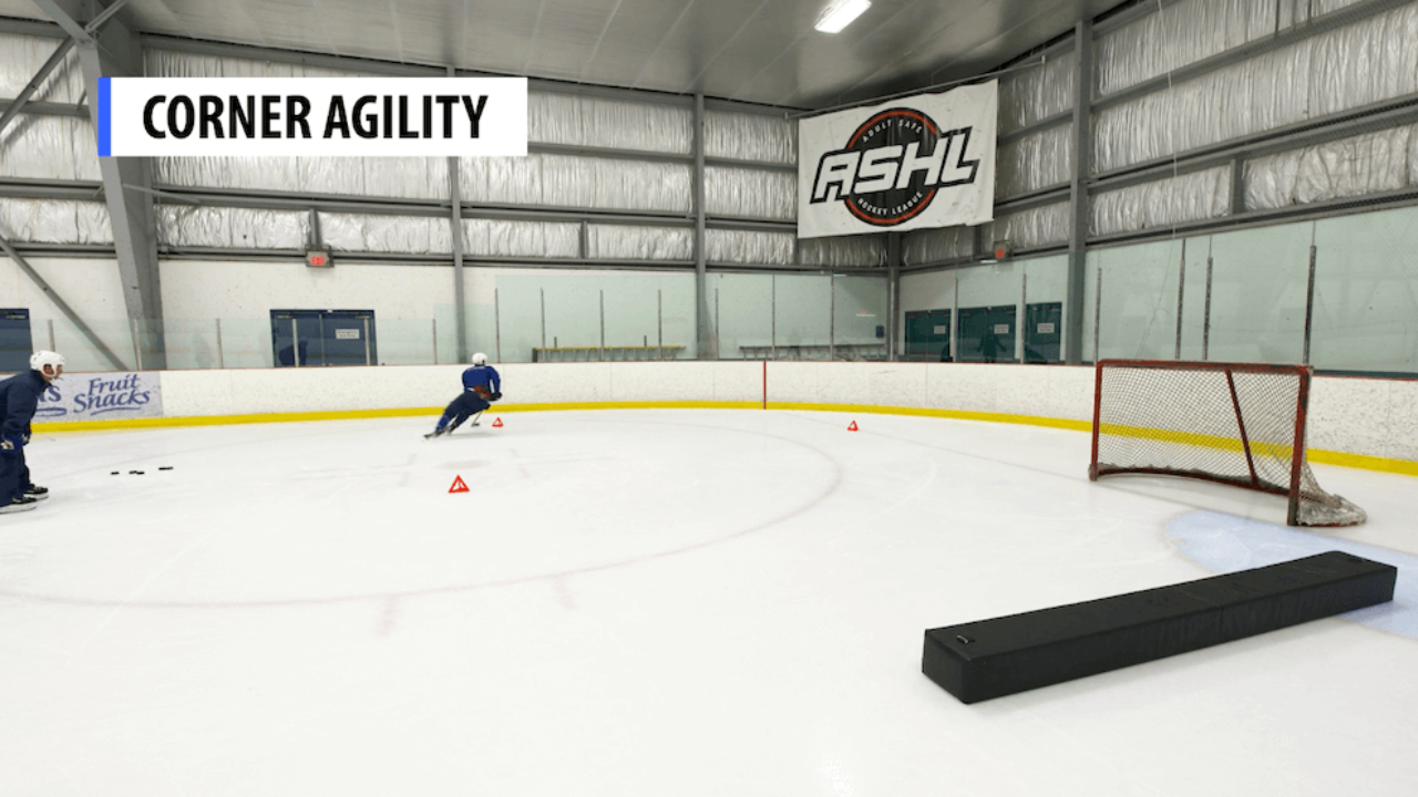 Corner Agility with Puck Corner Agility with Puck