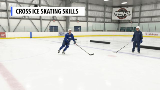 Cross Ice Skating - Backwards Outside Edges