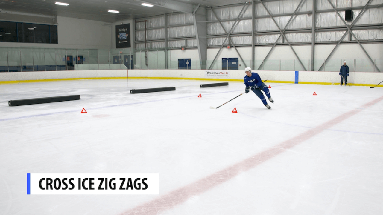 Cross Ice Zig Zag - Outside Edge Cross Ice Zig Zag - Outside Edge