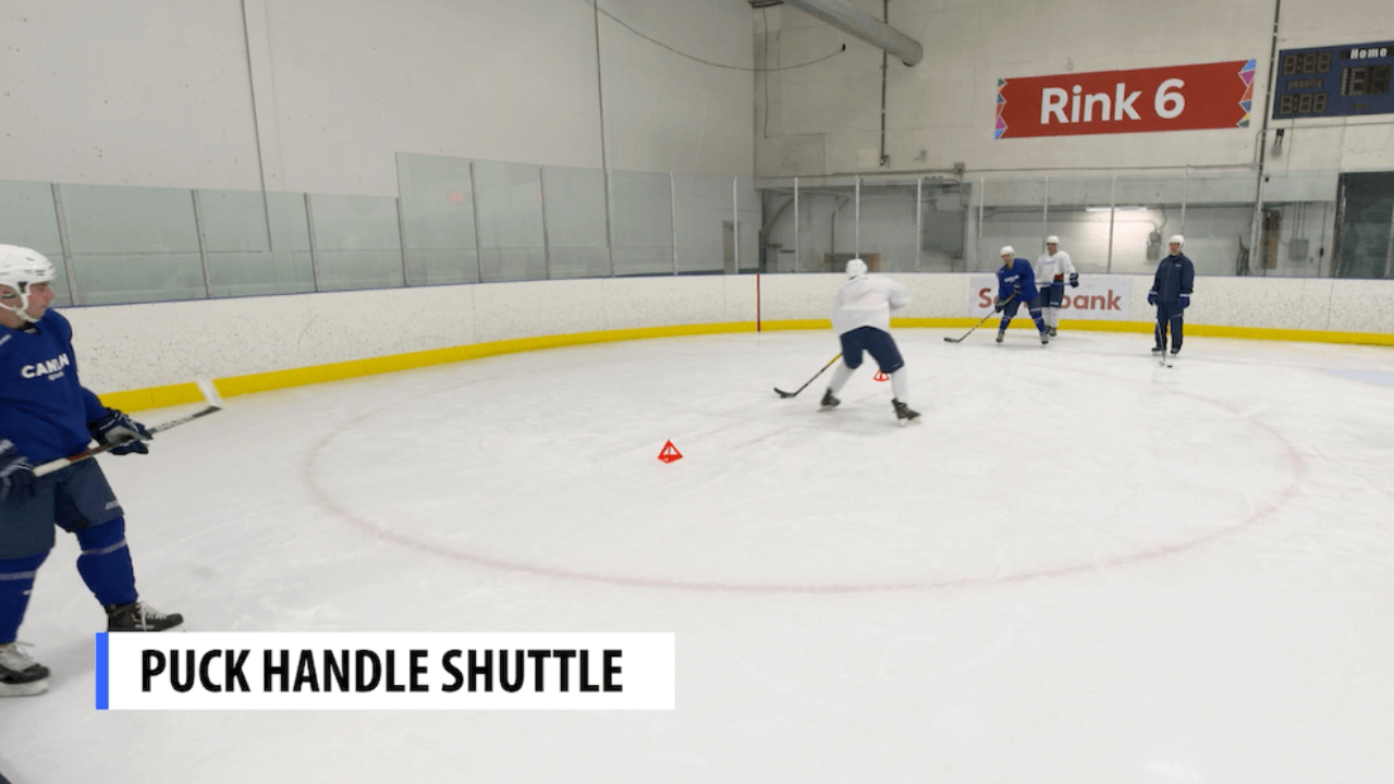 Puck Handle Shuttle - Side Handle Puck Handle Shuttle - Side Handle