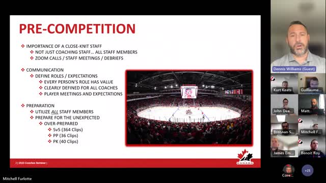 Hockey Canada Coach Seminar - Dennis Williams - Everett