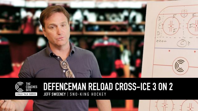 Chalk Talk: Defenceman Reload Cross-Ice 3 on 2